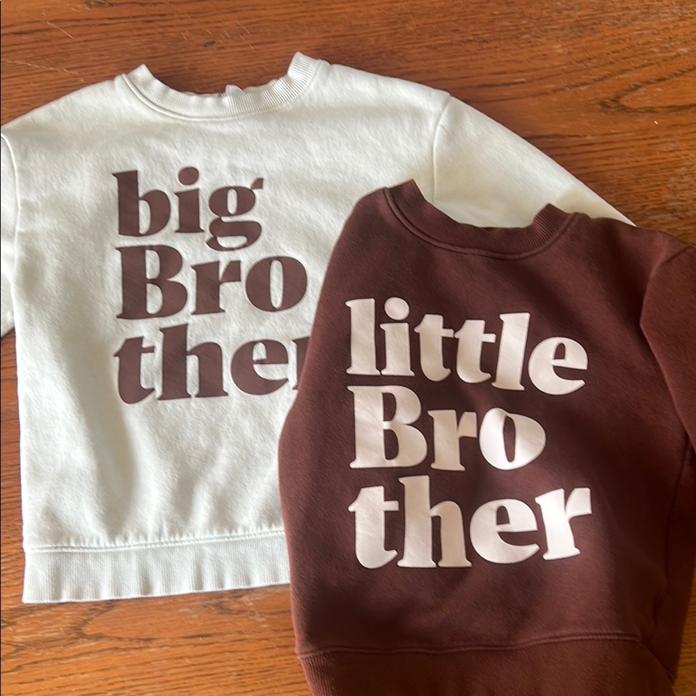 H&M Big Brother and Little Brother Sweatshirts